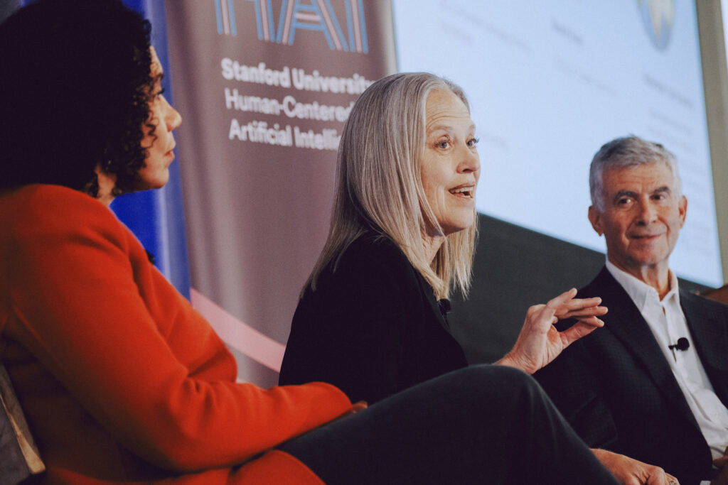 Wendy Kopp speaks at the summit.